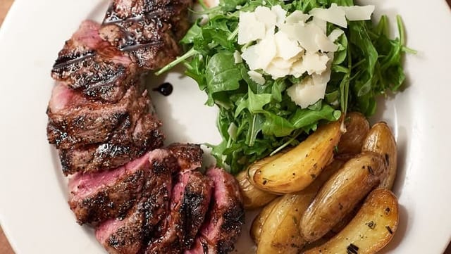 New York Strip Steak.